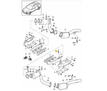 IMS GENUINE PORSCHE NEW LAMBDA OXYGEN SENSOR 95860613300 - PORSCHE CAYENNE 958/ PANAMERA 970 2009-PRESENT