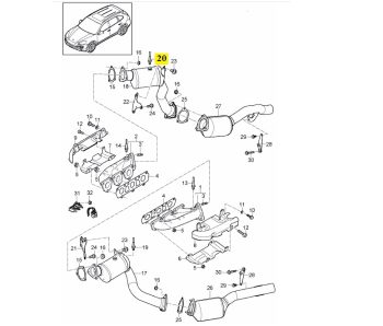 IMS GENUINE PORSCHE NEW  LAMBDA OXYGEN SENSOR 95860617400 - PORSCHE CAYENNE 958 2011-PRESENT