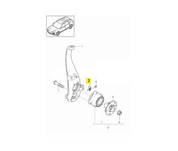 IMS GENUINE PORSCHE NEW SPEED SENSOR 95860640502 - PORSCHE CAYENNE 958 2011-PRESENT
