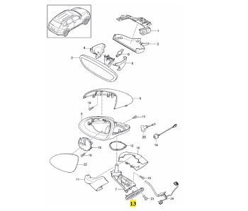 IMS GENUINE PORSCHE NEW GASKET 95873167900 - PORSCHE CAYENNE 958 2011-PRESENT