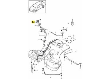 IMS GENUINE PORSCHE NEW PETROL CAP LID 97020124106 - PORSCHE PANAMERA 2009-2016