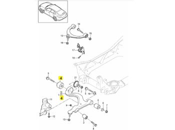 IMS GENUINE PORSCHE NEW FRONT HYDRAULIC DAMPER 97034124502 - PORSCHE PANAMERA 970 2009-2016