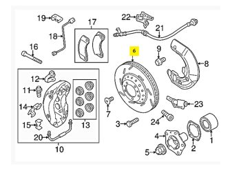 IMS GENUINE PORSCHE NEW FRONT LEFT BRAKE DISC 97035140301,298615301B - PORSCHE PANAMERA 970 2009-2016