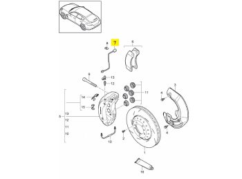 IMS GENUINE PORSCHE NEW FRONT BRAKE SENSOR 97060914300 - PORSCHE CAYENNE 958/ PANAMERA 970 2009-PRESENT