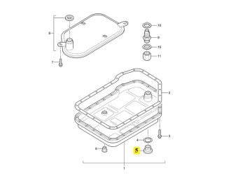 IMS GENUINE PORSCHE NEW TRANSMISSION DRAIN PLUG 98639701301 - PORSCHE CARRERA 996/ BOXSTER/ CAYMAN 1996-2012