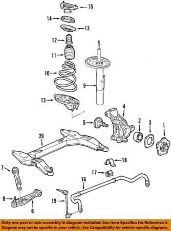 SAP PORSCHE NEW FRONT ABSORBER ASSY 98734304703 - PORSCHE BOXSTER 987/ CAYMAN 987C 2005-2012