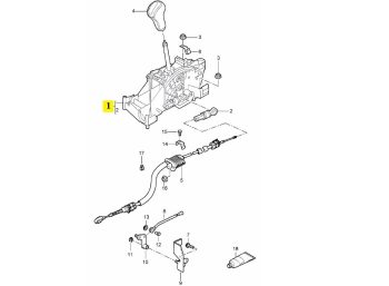 IMS GENUINE PORSCHE NEW TRANSMISSION SELECTOR LEVER 98742601102 - PORSCHE BOXSTER 987/ CAYMAN 987C 2005-2012