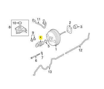 IMS GENUINE PORSCHE NEW BRAKE MASTER CYLINDER 99135513026 - PORSCHE CARRERA 991 2011-PRESENT
