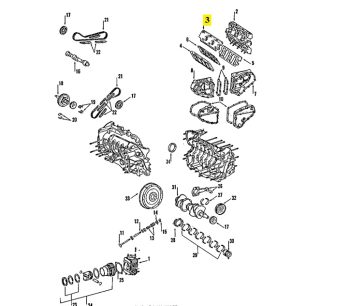 IMS GENUINE PORSCHE NEW VALVE COVER 99310511505 - PORSCHE CARRERA 993 1994-1998