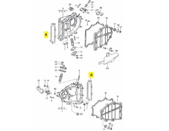 IMS GENUINE PORSCHE NEW TIMING CHAIN CASE SEAL 99310519300 - PORSCHE CARRERA 993 1994-1998