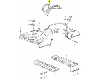 IMS GENUINE PORSCHE NEW AIR INTAKE DUCT 99310640300 - PORSCHE CARRERA 993 1994-1998