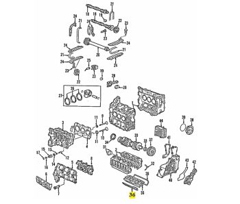 IMS GENUINE PORSCHE NEW OIL SEPARATOR GASKET SEAL KIT 99610124251 - PORSCHE CARRERA 997/ BOXSTER 987/ CAYMAN 987 2004-2012