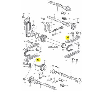 IMS GENUINE PORSCHE NEW CHAIN GUIDE TENSIONAL 99610515600 - PORSCHE CARRERA 996, 997/ CAYMAN 987 1997-2012
