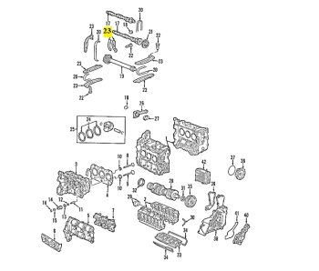 IMS GENUINE PORSCHE NEW CHAIN GUIDE RAIL BANK 2 99610515801 - PORSCHE CARRERA 996, 997/ CAYMAN 987 1997-2012