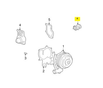 IMS GENUINE PORSCHE NEW ENGINE COOLING THERMOSTAT 99610612553 - PORSCHE BOXSTER 986, 987/ CARRERA 996, 997 1996-2012