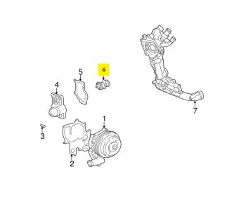 IMS GENUINE PORSCHE NEW ENGINE COOLING THERMOSTAT 99610612572 - PORSCHE CARRERA 996 1997-2005