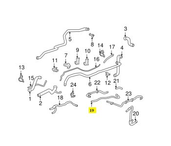 IMS GENUINE PORSCHE NEW HEATER HOSE 99610621260 - PORSCHE CARRERA 996 1997-2005