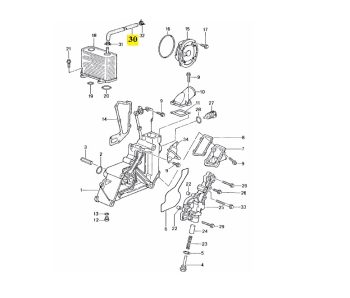 IMS GENUINE PORSCHE NEW OIL COOLER BREATHER HOSE 99610623053 - PORSCHE CARRERA 996 1997-2005