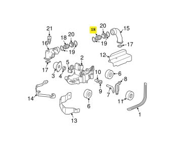 IMS GENUINE PORSCHE NEW COOLING JOINING SOCKET 99610623871 - PORSCHE CARRERA 996, 997 1997-2012