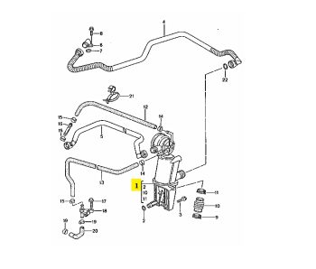 IMS GENUINE PORSCHE NEW OIL VAPOUR SEPARATOR 99610702355 - PORSCHE CARRERA 996 1997-2005