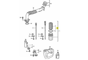 IMS GENUINE PORSCHE NEW OIL FILTER 99610722553 - PORSCHE BOXSTER 986, 987/ CARRERA 996 2.5/2.7/3.2/3.4/3.6L V6 1996-2012