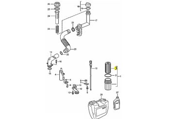 IMS GENUINE PORSCHE NEW OIL FILTER 99610722560 - PORSCHE CARRERA 996/ BOXSTER 986,987 2.5/2.7/3.2/3.4/3.6L 1996-2012