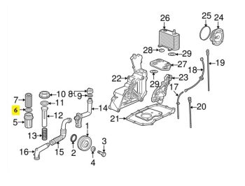 IMS GENUINE PORSCHE NEW OIL FILTER SEAL RING 99610731351 - PORSCHE CARRERA 996, 997/ BOXSTER 986, 987, 981/ CAYENNE 955/ CAYMAN 987, 981 2.5/2.7/3.2/3.4/3.6/3.8/4.5L TURBO V8 1996-2016