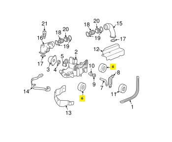 IMS GENUINE PORSCHE NEW BELTING DEFLECTION ROLLER 99611501575 - PORSCHE CARRERA 996, 997 1997-2012
