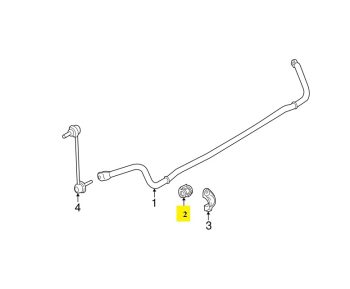 IMS GENUINE PORSCHE NEW REAR STABILIZER MOUNT 99633379227 - PORSCHE CARRERA 996, 997 1997-2012