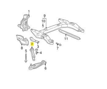 IMS GENUINE PORSCHE NEW FRONT REAR SUSPENSION TRUST ARM TRAILING ARM 99634104306 - PORSCHE CARRERA 996, 997/ BOXSTER 986 1996-2012
