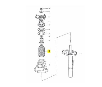 IMS GENUINE PORSCHE NEW BELLOW 99634350500 - PORSCHE BOXSTER 986, 987/ CARRERA 996, 997/ CAYMAN 987 1996-2012
