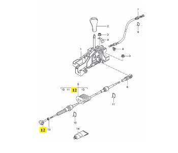 IMS GENUINE PORSCHE NEW GEAR CONNECTING PIECE 99642638000 - PORSCHE CARRERA 996/ BOXSTER 986 1996-2005