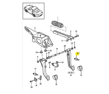 IMS GENUINE PORSCHE NEW STOP LAMP SWITCH 99661311302 - PORSCHE BOXSTER 986, 987/ CARRERA 996, 997/ CAYMAN 987 1996-2012