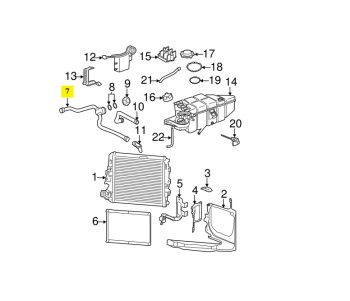 IMS GENUINE PORSCHE NEW ENGINE WATER COOLANT HOSE 99710663601 - PORSCHE CARRERA 997 2004-2012