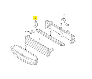 IMS GENUINE PORSCHE NEW ENGINE WATER COOLANT HOSE 99710663804 - PORSCHE BOXSTER 987/ CARRERA 997/ CAYMAN 987 1997-2012