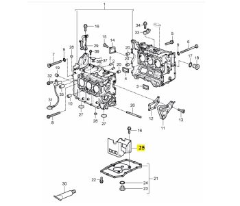 IMS GENUINE PORSCHE NEW ENGINE OIL SUMP BULKHEAD 99710724300 - PORSCHE BOXSTER 987/ CARRERA 997/ CAYMAN 987 1997-2012