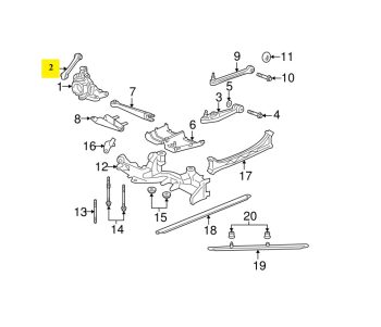 IMS GENUINE PORSCHE NEW REAR TOP CONTROL ARM WISHBONE 99733104701 - PORSCHE CARRERA 996, 997 1997-2012