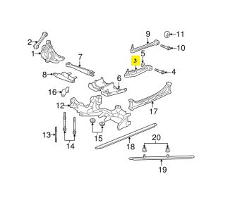 IMS GENUINE PORSCHE NEW REAR CONTROL ARM WISHBONE 99733105303 - PORSCHE BOXSTER 987/ CARRERA 997/ CAYMAN 987 1997-2012