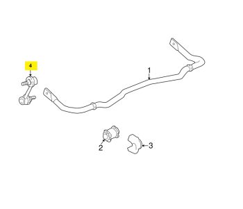 IMS GENUINE PORSCHE NEW REAR LEFT STABILIZER LINKAGE 99733306906 - PORSCHE CARRERA 997 2004-2012