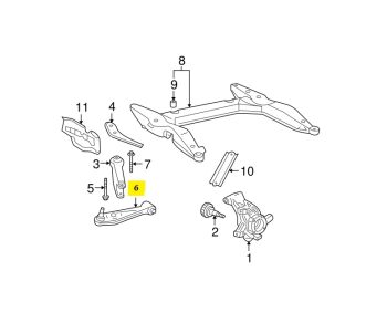 IMS GENUINE PORSCHE NEW FRONT RIGHT LEFT CONTROL ARM  WISHBONE 99734105304 - PORSCHE BOXSTER 987/ CARRERA 997/ CAYMAN 987 1997-2012