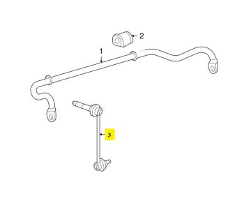 IMS GENUINE PORSCHE NEW FRONT REAR LEFT STABILIZER LINKAGE 99734306904 - PORSCHE BOXSTER 987/ CARRERA 997/ CAYMAN 987 1997-2012