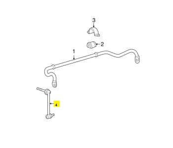 IMS GENUINE PORSCHE NEW FRONT RIGHT STABILIZER BAR LINK 99734307403 - PORSCHE CARRERA 997 2004-2012