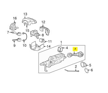 IMS GENUINE PORSCHE NEW INTERMEDIATE STEERING SHAFT 99734702304 - PORSCHE BOXSTER 987/ CARRERA 997/ CAYMAN 987 2004-2012