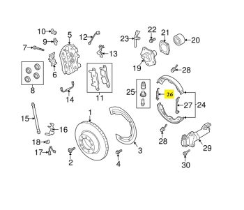 IMS GENUINE PORSCHE NEW BRAKE SHOE TENSION SPRING 99735272101 - PORSCHE BOXSTER 987/ CARRERA 996, 997/ CAYMAN 987/ PANAMERA 970 1997-2016