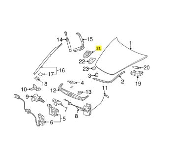 IMS GENUINE PORSCHE NEW LID EMBLEM 99755921102 - PORSCHE CARRERA 991/ BOXSTER 981, 982/ CAYMAN 981, 982/ MACAN 95B/ PANAMERA 970 2009-PRESENT