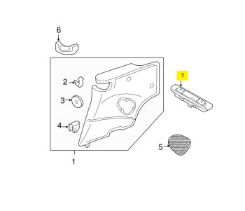 IMS GENUINE PORSCHE NEW BONNET SWITCH 99761310502A05 - PORSCHE BOXSTER 987/ CARRERA 997/ CAYMAN 987 2004-2012