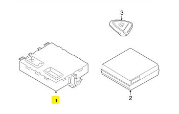 IMS GENUINE PORSCHE NEW ACCESS SYSTEM CONTROL UNIT 99761817119 - PORSCHE BOXSTER 987/ CARRERA 997/ CAYMAN 987 2004-2012