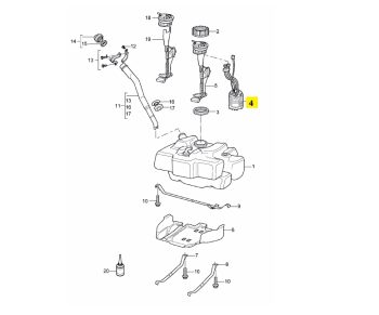 IMS GENUINE PORSCHE NEW FUEL PUMP 99762013200 - PORSCHE CARRERA 997 2004-2012