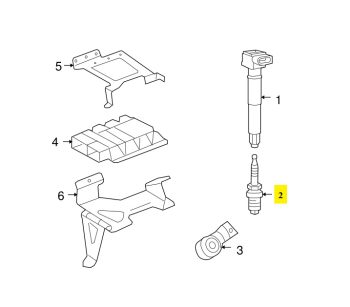 IMS GENUINE PORSCHE NEW SPARK PLUG FR6NPP332 99917022890 - PORSCHE CAYENNE 958/ PANAMERA 970 2009-PRESENT