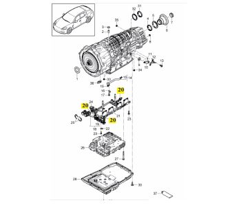 IMS GENUINE PORSCHE NEW TRANSMISSION PRESSURE SENSOR 9G130738505 - PORSCHE CARRERA 997, 991/ BOXSTER/ CAYMAN/ PANAMERA 970 2004-PRESENT